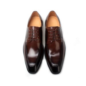 Oxfords Lace-up Men Dress Shoes Genuine Leather